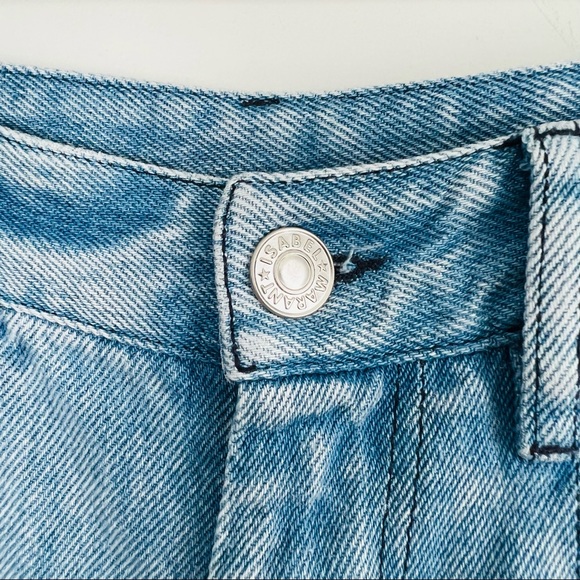 Isabel Marant Tilorsy High-Rise Lyocell-Denim Wide-Leg Jeans - Picture 10 of 16